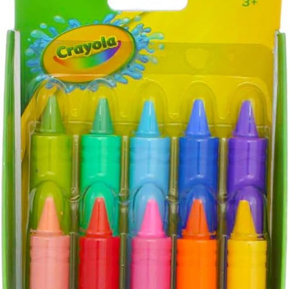NEW Crayola -10 count-Retractable Crayola bathtub crayons.